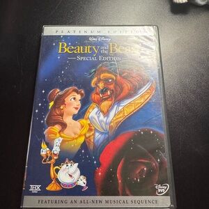 Disney Beauty and the Beast DVD - Blue, Yellow, Red